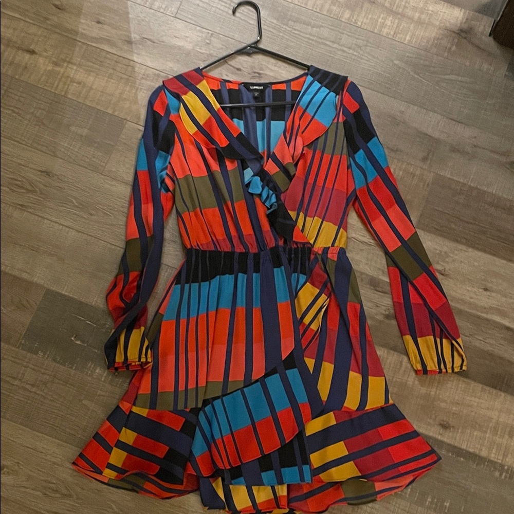 Colorful Striped  Dress